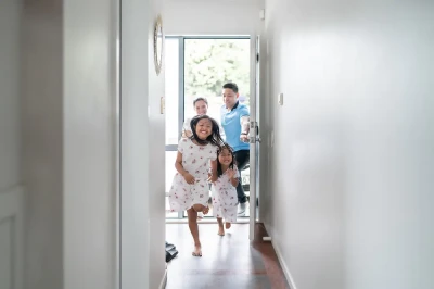 Breaking the cycle of persistent disadvantage girls dashing through the door of their new home