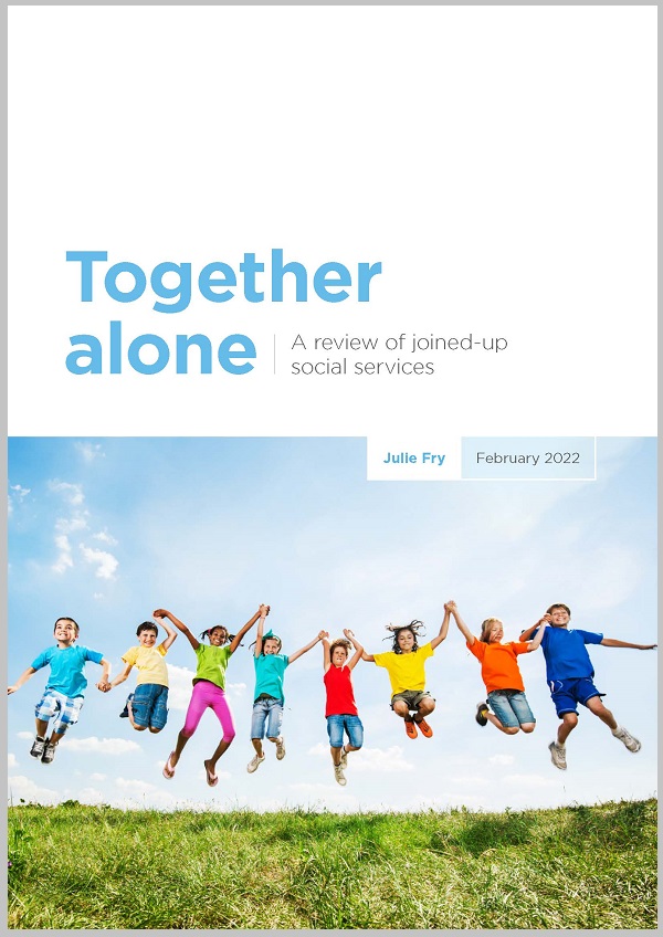 Cover of review of joined-up social services