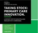 Cover Taking Stock Primary Care Innovation Victoria University Wellington