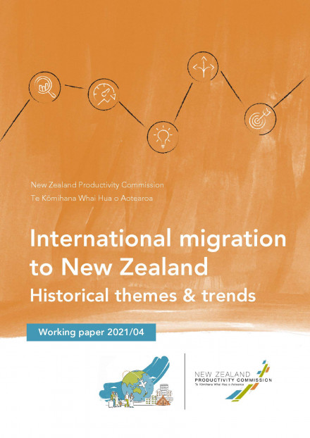 Cover International migration to NZ historical themes and trends